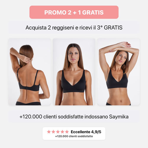 Saymika Reggiseno Comfort Senza Cuciture e Senza Ferretto