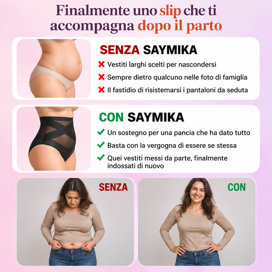Slip Modellante Post Parto a Fascia Incrociata 360°
