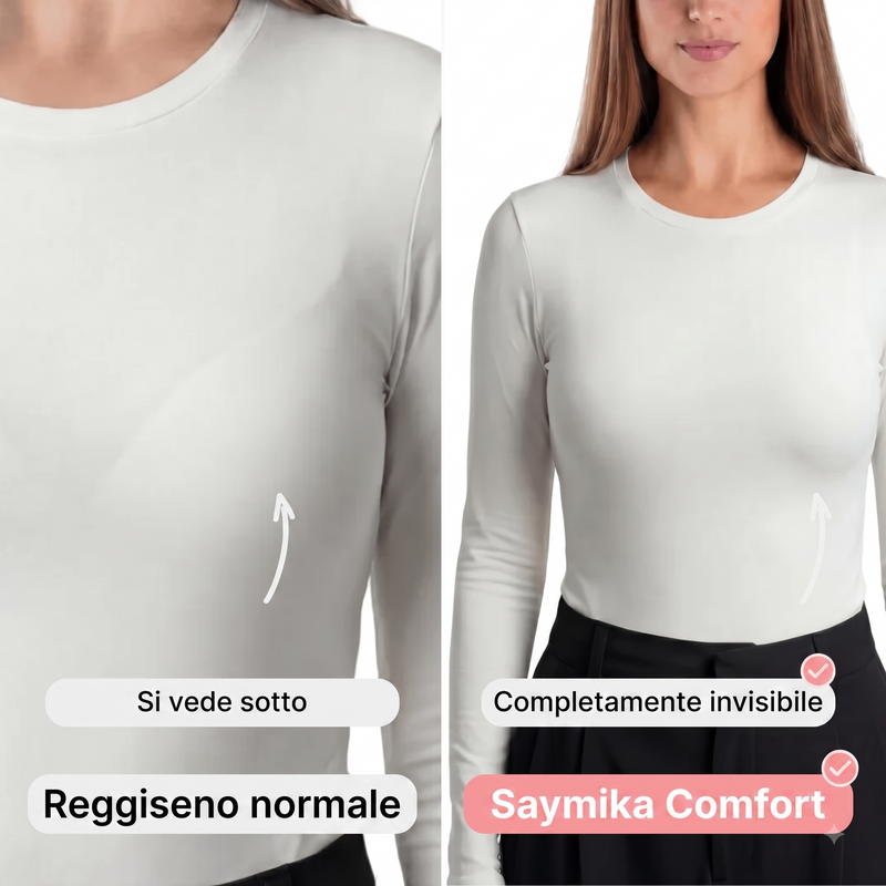 2. Non si vede sotto magliette e camicie